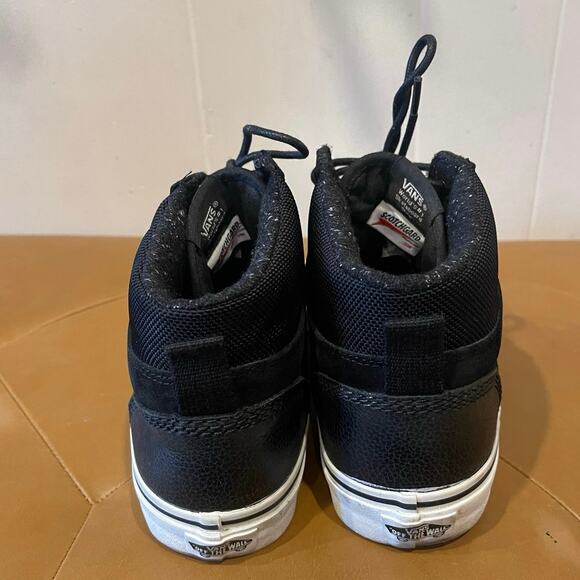 Vans Era-hi Pig Suede & Nylon Black White‎ Skateboard Shoes Sneakers Size Mens 8 main image 4